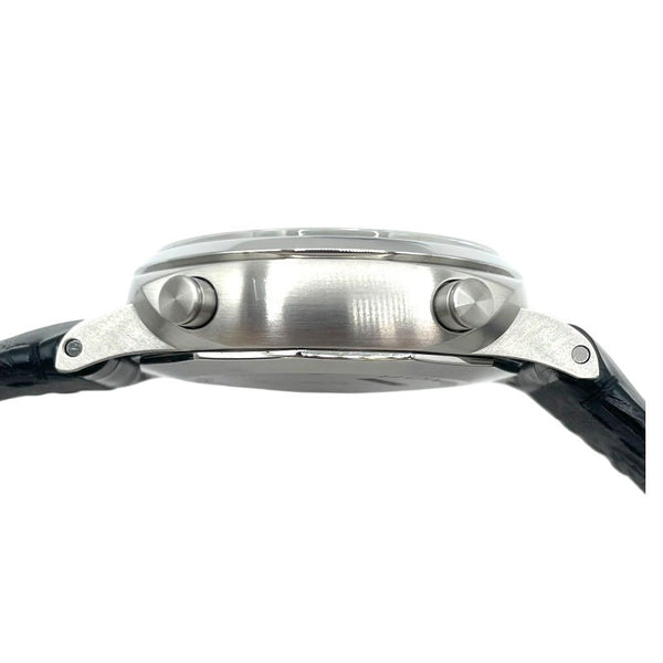 パネライ PANERAI ルミノール クロノ PAM01218 ホワイト SS/革ベルト 自動巻き メンズ 腕時計