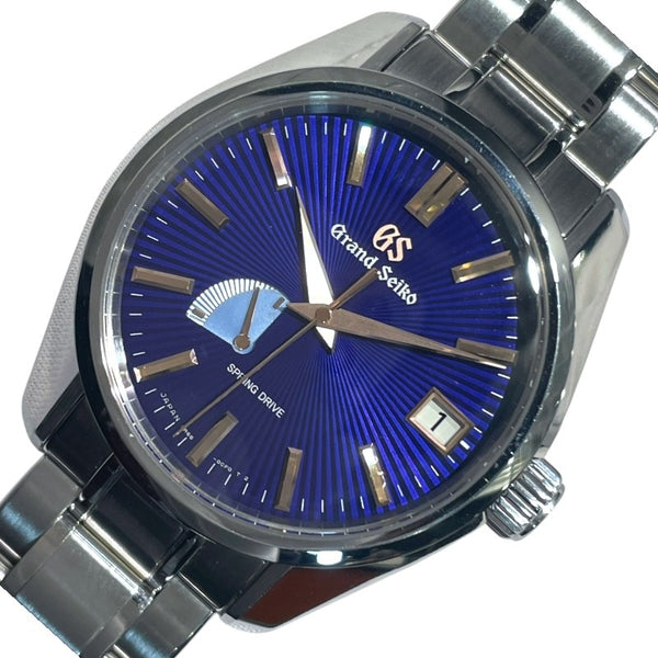 セイコー SEIKO Grand Seiko ヘリテージコレクション　スプリングドライブ　銀座限定200本 SBGA447 ブルー ステンレススティール 自動巻き メンズ 腕時計
