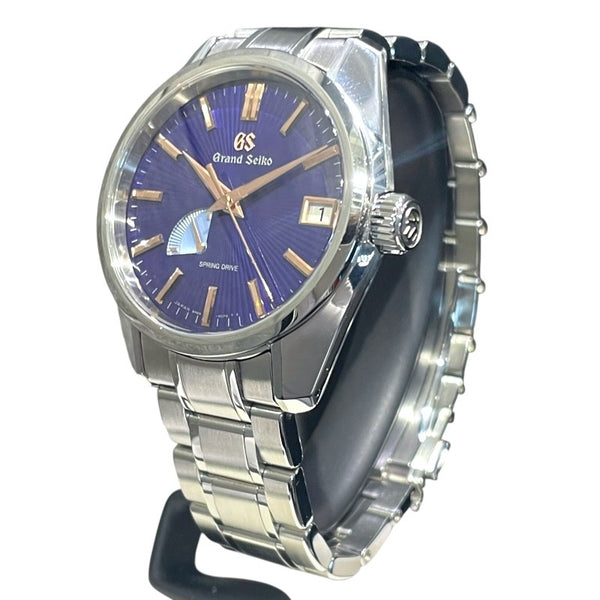 セイコー SEIKO Grand Seiko ヘリテージコレクション　スプリングドライブ　銀座限定200本 SBGA447 ブルー ステンレススティール 自動巻き メンズ 腕時計