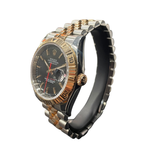 ロレックス ROLEX ターノグラフ 116261 K18ローズゴールド/ステンレススティール メンズ 腕時計