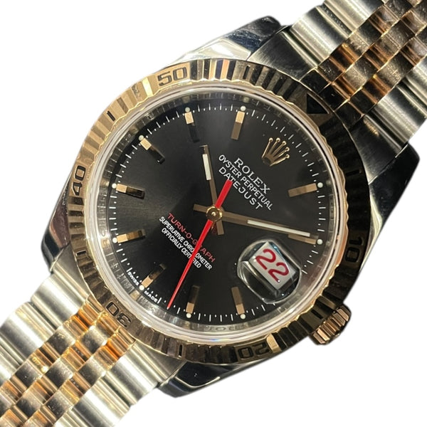 ロレックス ROLEX ターノグラフ 116261 K18ローズゴールド/ステンレススティール メンズ 腕時計