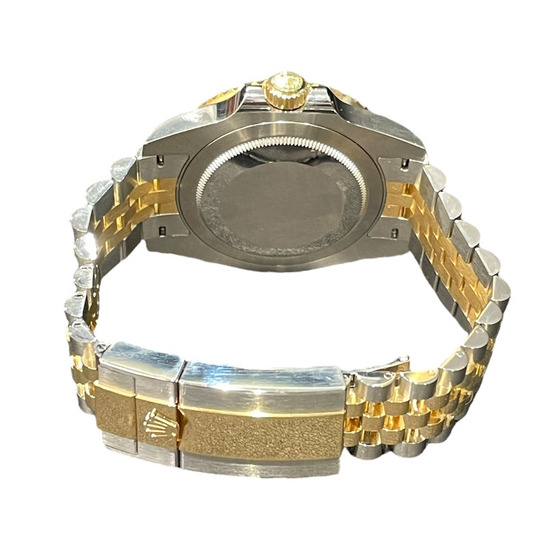 ロレックス ROLEX GMTマスター2 126713GRNR ブラック ステンレス/イエローゴールド 自動巻き メンズ 腕時計
