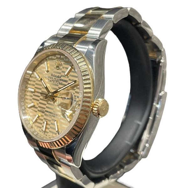 ロレックス ROLEX デイトジャスト36　フルーテッドモチーフ 126233 ゴールド ステンレススティール/イエローゴールド 自動巻き メンズ 腕時計
