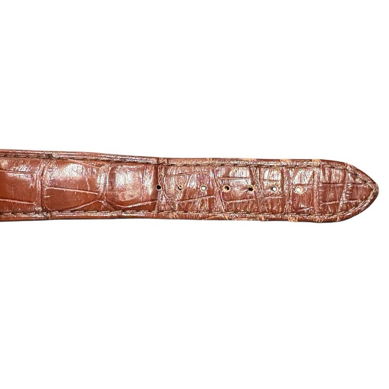 カルティエ Cartier タンク ルイ カルティエ LM WGTA0011 シルバー K18PG/革ベルト 手巻き メンズ 腕時計