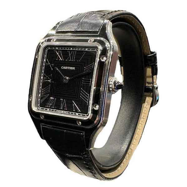 カルティエ Cartier サントスデュモンLM WSSA0046 ステンレススチール メンズ 腕時計