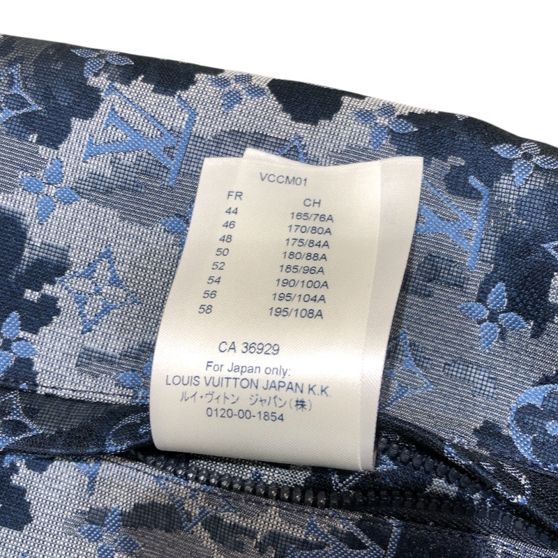 ルイ・ヴィトン LOUIS VUITTON モノグラム総柄フーデッドジャケット 21SS HKB04W ネイビー ポリエステル メンズ その他アウター