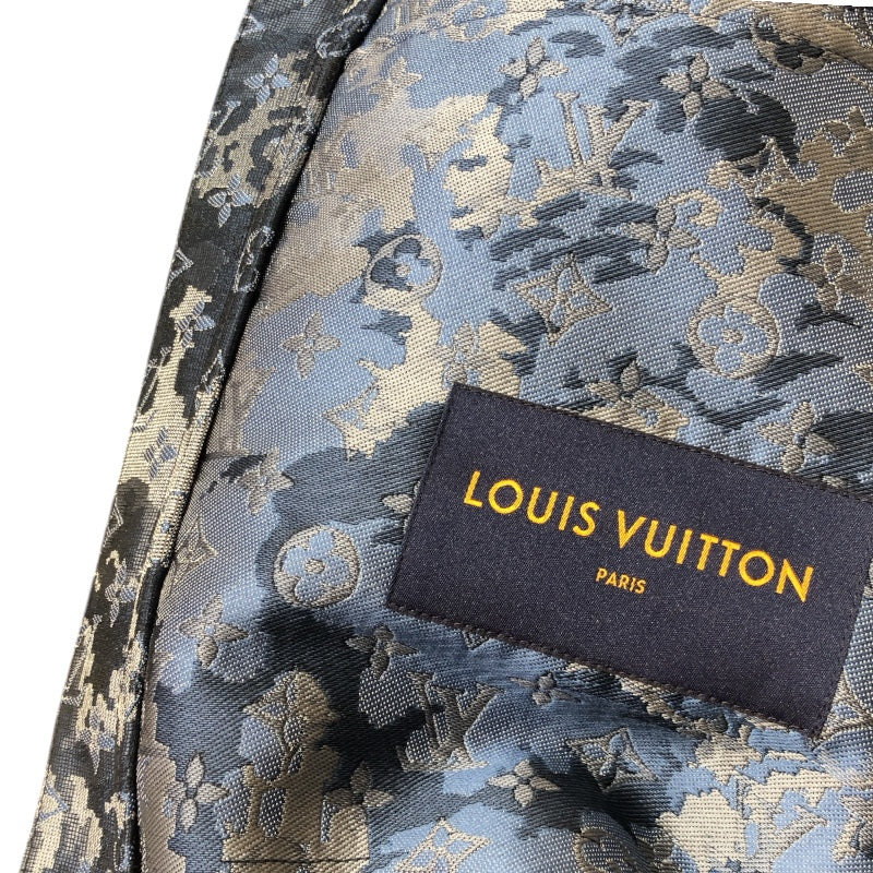 ルイ・ヴィトン LOUIS VUITTON モノグラム総柄フーデッドジャケット 21SS HKB04W ネイビー ポリエステル メンズ その他アウター