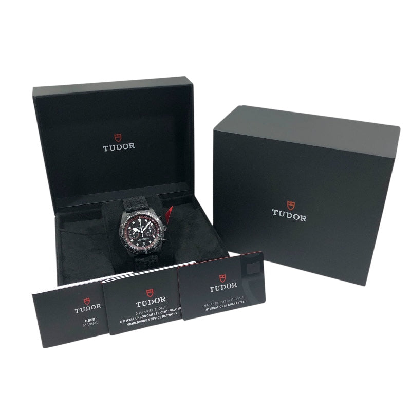 チューダー/チュードル TUDOR ぺラゴスFXD クロノグラフ 25827KN ブラック カーボン メンズ 腕時計