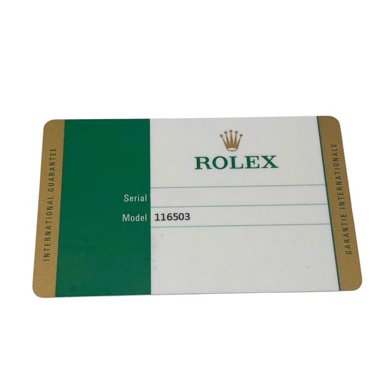 ロレックス ROLEX コスモグラフ・デイトナ ランダムシリアル 116503G シャンパンゴールド SS/K18YG メンズ 腕時計