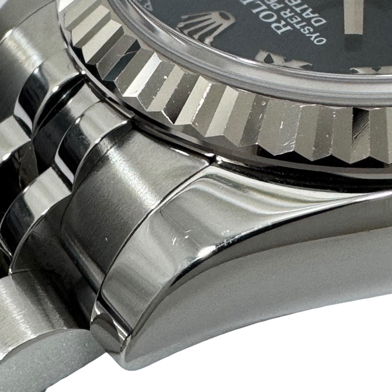 ロレックス ROLEX デイトジャスト Z番 179174 ブルー SS/K18WG レディース 腕時計
