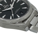 オメガ OMEGA シーマスター アクアテラ150M コーアクシャル マスター クロノメーター 220.10.38.20.01.001 ブラック SS メンズ 腕時計