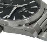 オメガ OMEGA シーマスター アクアテラ150M コーアクシャル マスター クロノメーター 220.10.38.20.01.001 ブラック SS メンズ 腕時計