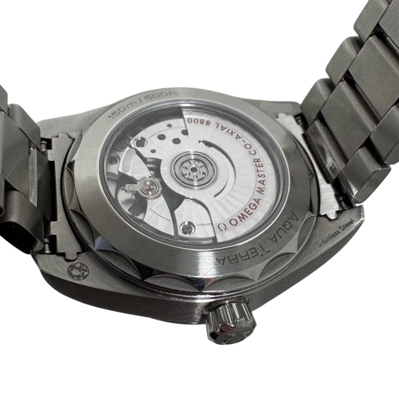 オメガ OMEGA シーマスター アクアテラ150M コーアクシャル マスター クロノメーター 220.10.38.20.01.001 ブラック SS メンズ 腕時計