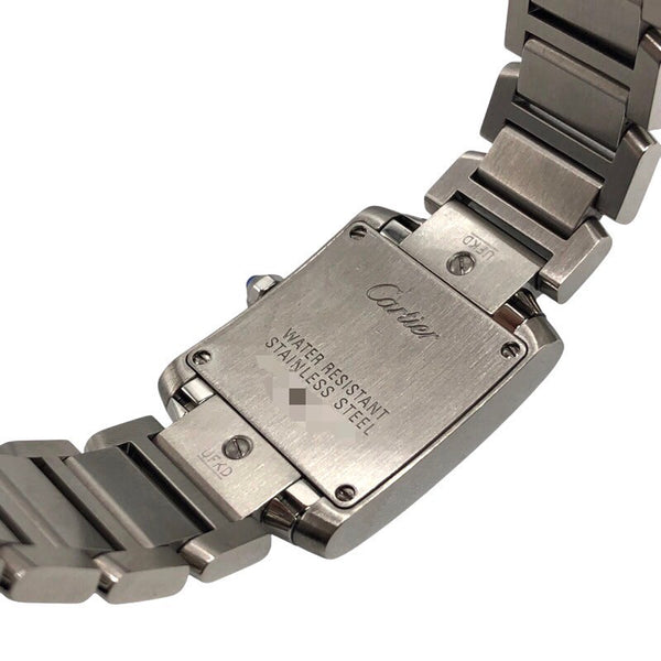 カルティエ Cartier タンクフランセーズSM W51008Q3 シルバー SS レディース 腕時計