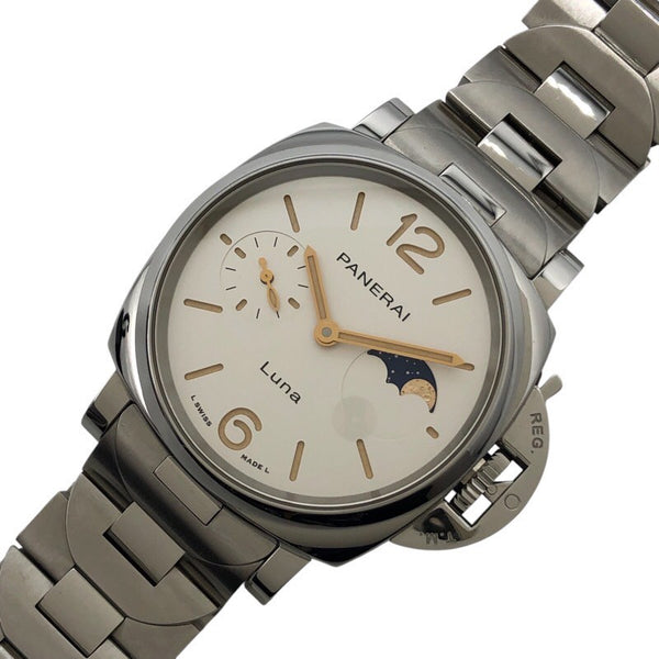 パネライ PANERAI ルミノールドゥエルナ PAM01301 SS メンズ 腕時計
