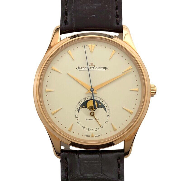 ジャガー・ルクルト JAEGER-LE COULTRE マスターウルトラスリム　ムーン39 176.2.64.S(Q1362520) K18PG メンズ 腕時計
