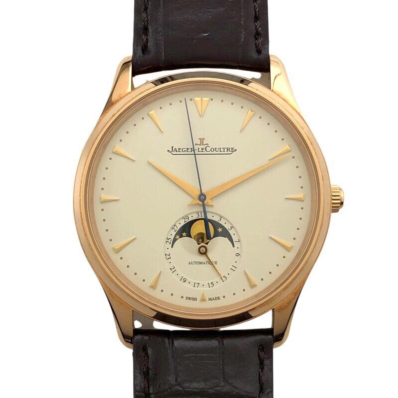 ジャガー・ルクルト JAEGER-LE COULTRE マスターウルトラスリム　ムーン39 176.2.64.S(Q1362520) K18PG メンズ 腕時計