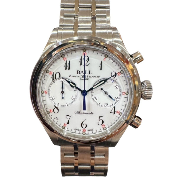 ボールウォッチ BALL Watch トレインマスター キャノンボール2 ジャパンリミテッド CM1052D-S6J-WH ホワイト SS メンズ 腕時計