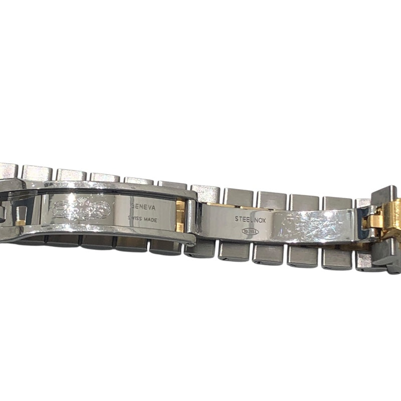 ロレックス ROLEX デイトジャスト28 タペストリー 279173G パープル K18YG SS レディース 腕時計