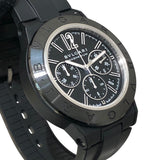 ブルガリ BVLGARI ディアゴノ マグネシウム クロノグラフ DG42BSMCVDCH ブラック マグネシウム メンズ 腕時計