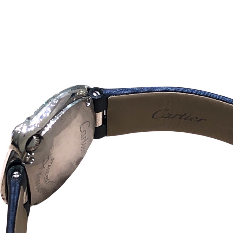 カルティエ Cartier バロンブラン ドゥ カルティエ W4BL0002 シルバー SS レディース 腕時計