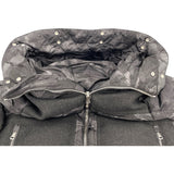 モンクレール MONCLER DEDION ファー付きダウンジャケット A20914136025 53713 グレー ナイロン メンズ ダウンジャケット
