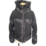 モンクレール MONCLER DEDION ファー付きダウンジャケット A20914136025 53713 グレー ナイロン メンズ ダウンジャケット