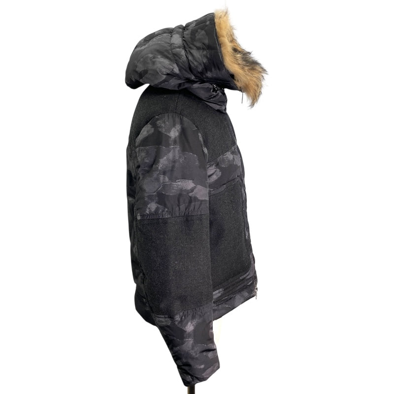 モンクレール MONCLER DEDION ファー付きダウンジャケット A20914136025 53713 グレー ナイロン メンズ ダウンジャケット