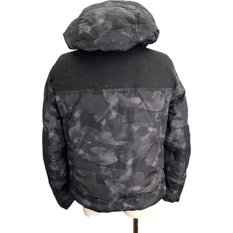 モンクレール MONCLER DEDION ファー付きダウンジャケット A20914136025 53713 グレー ナイロン メンズ ダウンジャケット