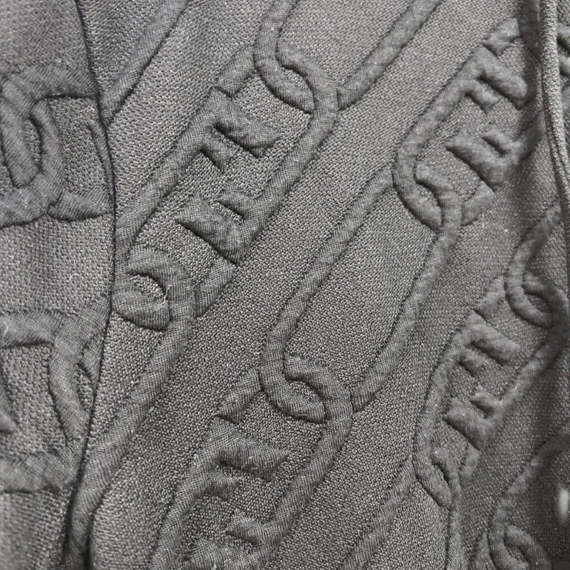 フェンディ FENDI 総柄ジップアップパーカー　2022年 FY0984 ブラック ナイロン メンズ パーカー