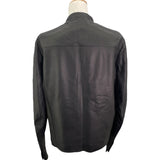 フェンディ FENDI シングルライダース ジャケット FPG346 ブラック レザー メンズ ライダースジャケット