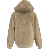 モンクレール MONCLER ジップアップボアパーカー I20918G00023 89A5V アイボリー ポリエステル レディース ブルゾン