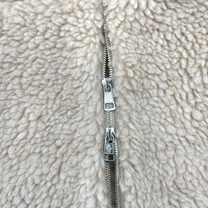 モンクレール MONCLER ジップアップボアパーカー I20918G00023 89A5V アイボリー ポリエステル レディース ブルゾン