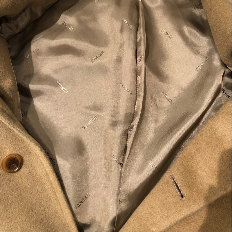 エルメス HERMES チェスターコート カシミヤ メンズ その他アウター