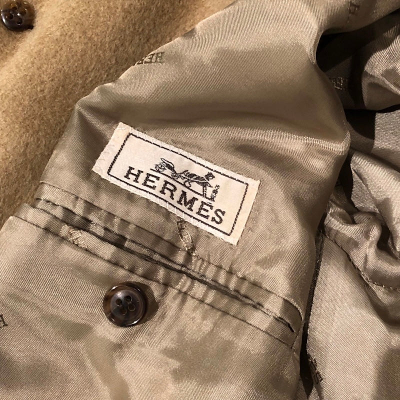 エルメス HERMES チェスターコート カシミヤ メンズ その他アウター