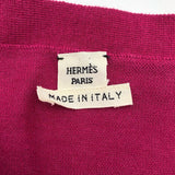 エルメス HERMES Vネックニットセーター コットン レディース セーター