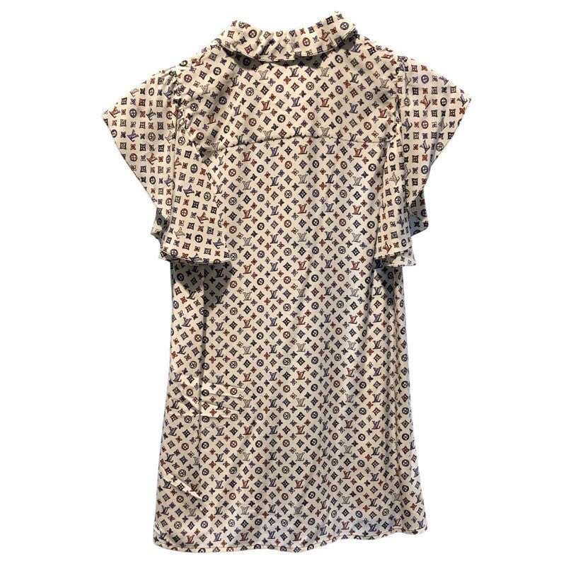 【超美品】ルイヴィトン モノグラム 総柄 幾何学模様 ネイビー レッド ホワイト ルイ·ヴィトン】「LOUIS VUITTON × MURAKAMI」第3章よりクリーンな