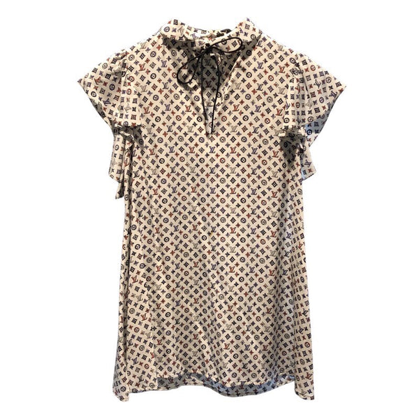 ⭐︎美品⭐︎ 現行　LOUIS VUITTON シルク100% モノグラム LOUIS VUITTON - ルイ・ヴィトン LOUIS VUITTON モノグラム柄
