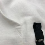 フェンディ FENDI ロゴ刺繍スウェットパーカー FY1143 コットン メンズ パーカー