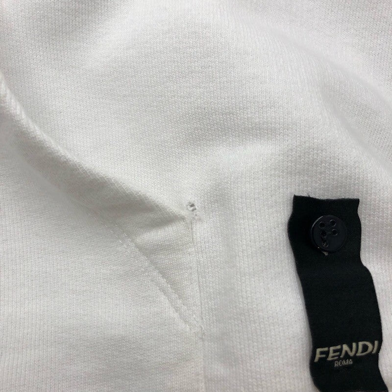 フェンディ FENDI ロゴ刺繍スウェットパーカー FY1143 コットン メンズ パーカー