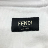 フェンディ FENDI ロゴ刺繍スウェットパーカー FY1143 コットン メンズ パーカー