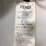 フェンディ FENDI ロゴ刺繍スウェットパーカー FY1143 コットン メンズ パーカー