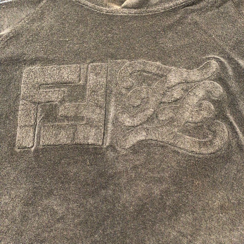 フェンディ FENDI パイルロゴスウェットパーカー FY1102 コットン メンズ パーカー