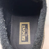 フェンディ FENDI ×FENDACE　ローカットスニーカー ７E1538 ブラック×ブラウン×ゴールド メンズ スニーカー