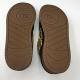 フェンディ FENDI ×FENDACE　ローカットスニーカー ７E1538 ブラック×ブラウン×ゴールド メンズ スニーカー