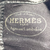 エルメス HERMES カデナチャームグローブ ブラック ラムスキン レディース 手袋
