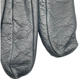 エルメス HERMES カデナチャームグローブ ブラック ラムスキン レディース 手袋