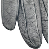 エルメス HERMES カデナチャームグローブ ブラック ラムスキン レディース 手袋