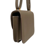 エルメス HERMES コンスタンス3 ミニ W刻 エトゥープ ゴールド金具 エプソン レディース ショルダーバッグ