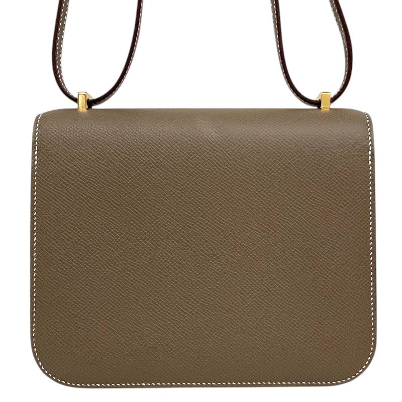エルメス HERMES コンスタンス3 ミニ W刻 エトゥープ ゴールド